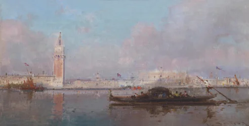 Gondoles devant S. Giorgio Maggiore Venise